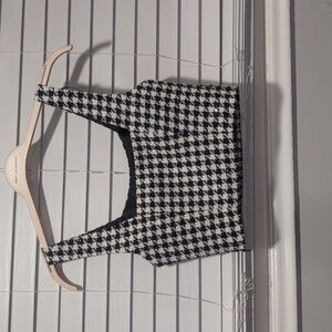 NWT JASON WU Hounds tooth Crop